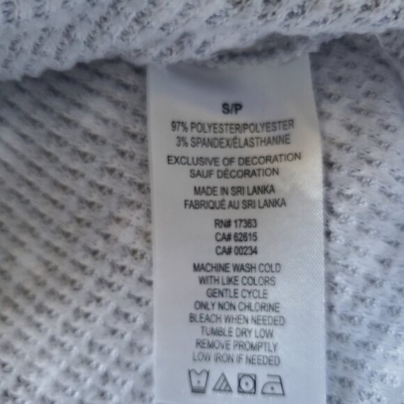 2 pc Waffle Thermal Cuddl Duds Pajamas - Picture 5 of 5